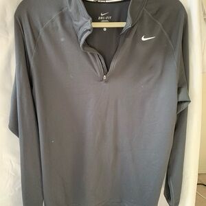 Nike Gray Dri-FIT Pullover